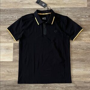NWT Fried Denim Men’s Black Polo Shirt Size M
